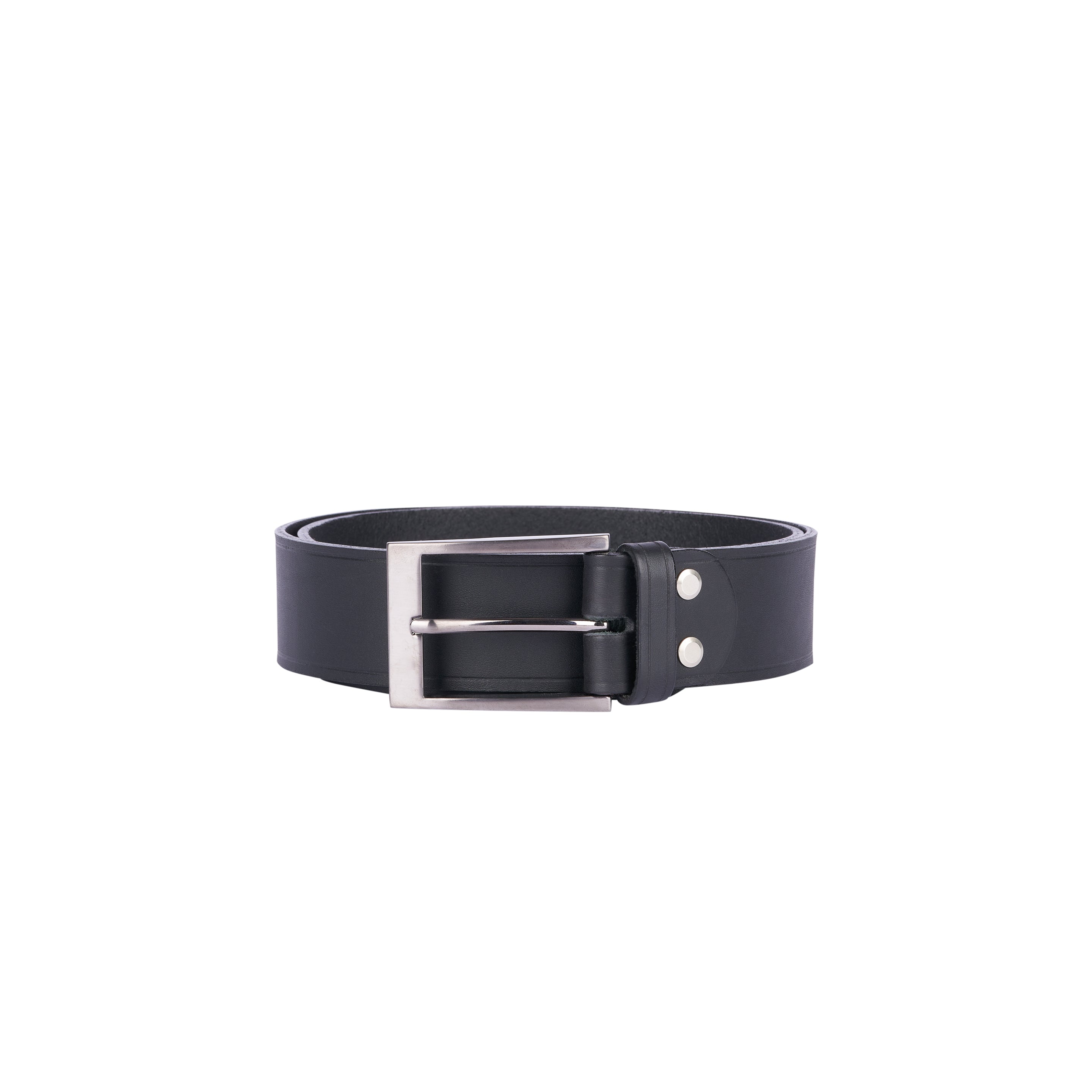 Ceinture homme cuir français Noir – Atelier Tuffery