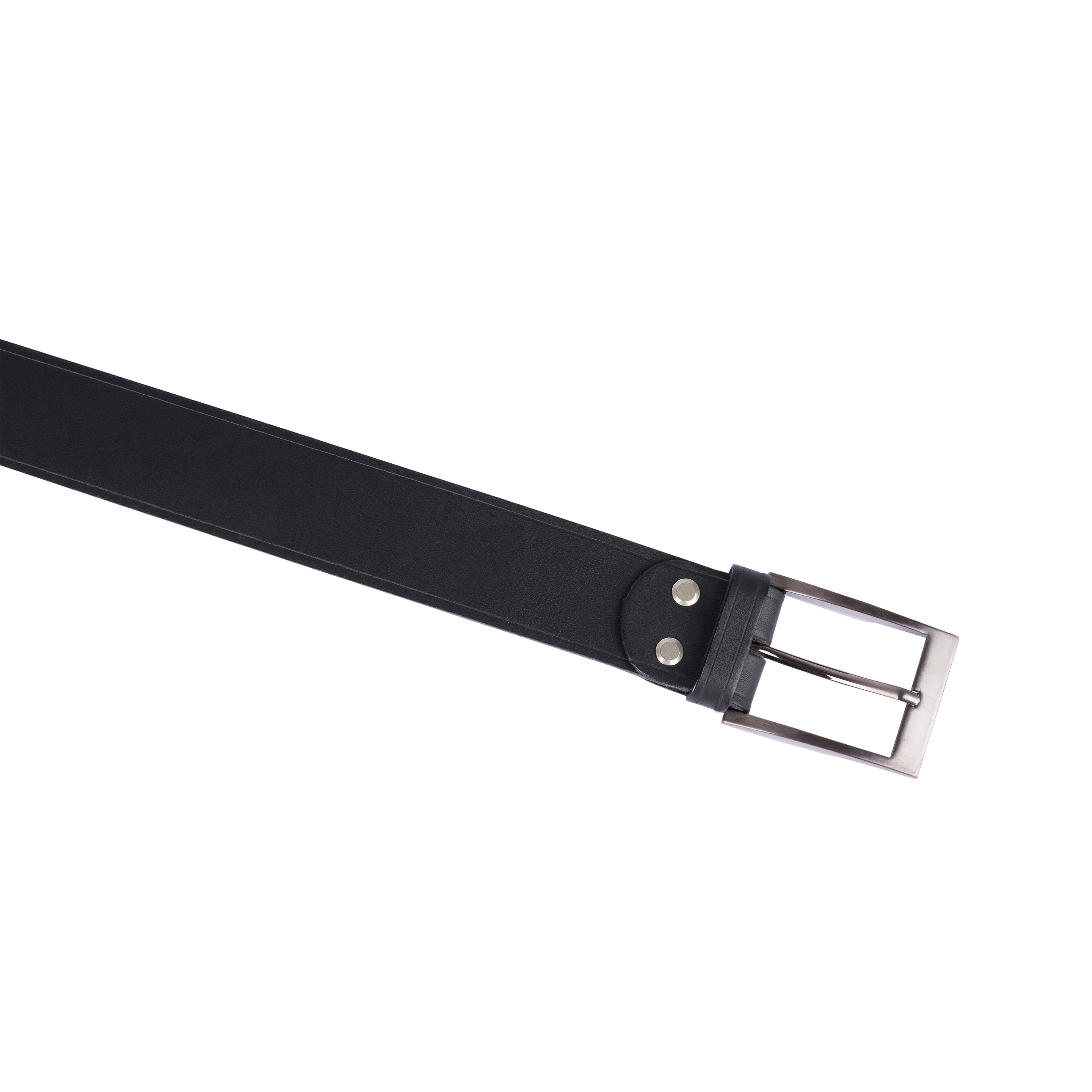 Ceinture homme cuir français Noir | Atelier Tuffery