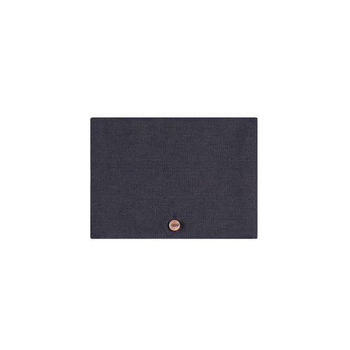 Gants homme en cuir noir et jean doublé cachemire - Florac - Atelier Tuffery