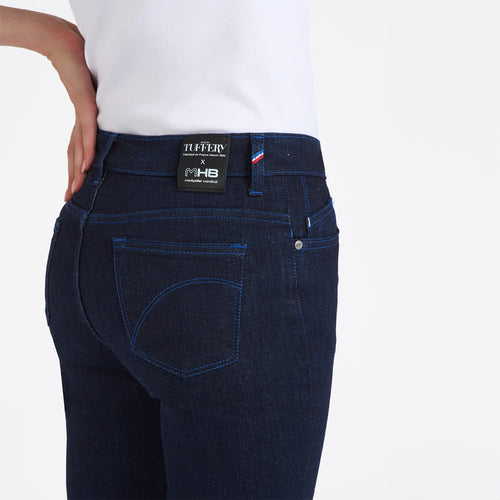 Jean femme ajusté taille standard Brut MHB x Atelier TUFFERY - Augusta - Atelier Tuffery