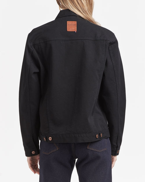 Blouson unisexe en jean Noir - Le Tuff’s - Atelier Tuffery