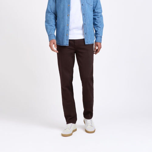 Men’s Slim-Fit Chino in Brown - Ernest - Atelier Tuffery
