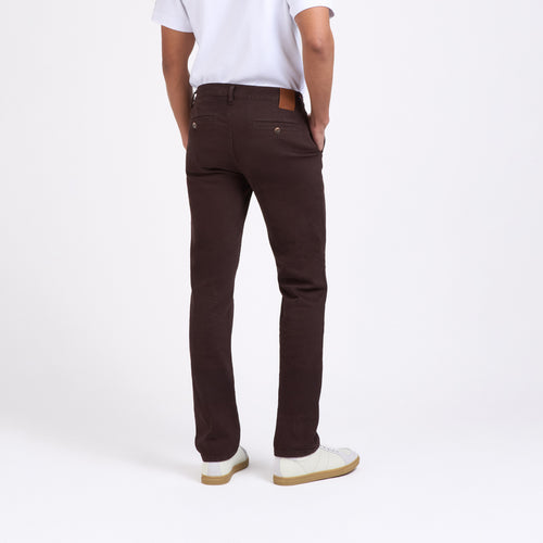 Men’s Slim-Fit Chino in Brown - Ernest - Atelier Tuffery
