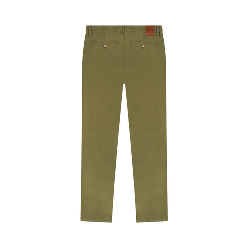 Men's slim fit chino khaki green - Ernest - Atelier Tuffery