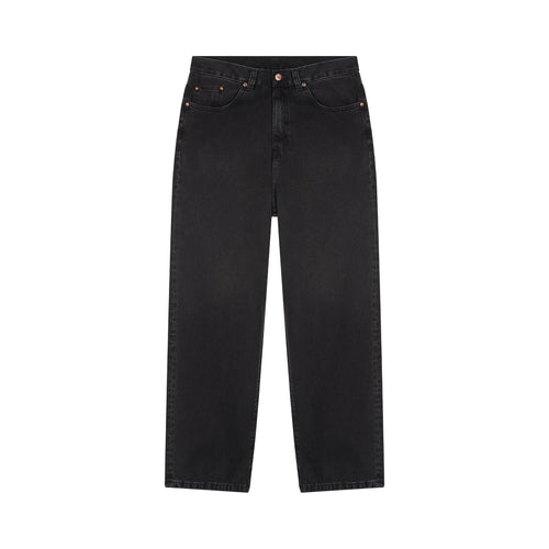 Women's baggy black washed jeans - Gaspard - Atelier Tuffery