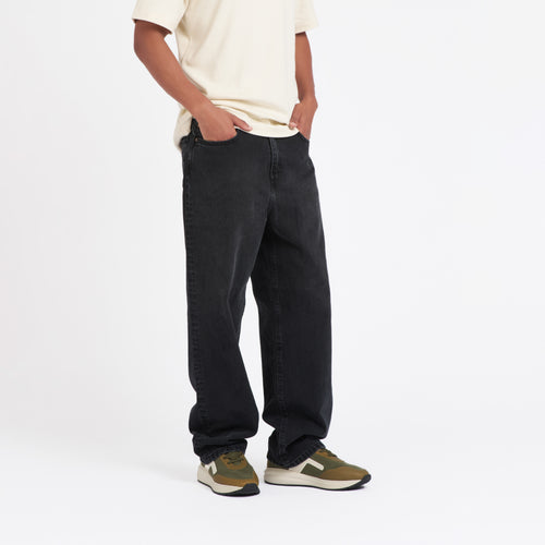 Men's baggy black washed jeans - Gaspard - Atelier Tuffery