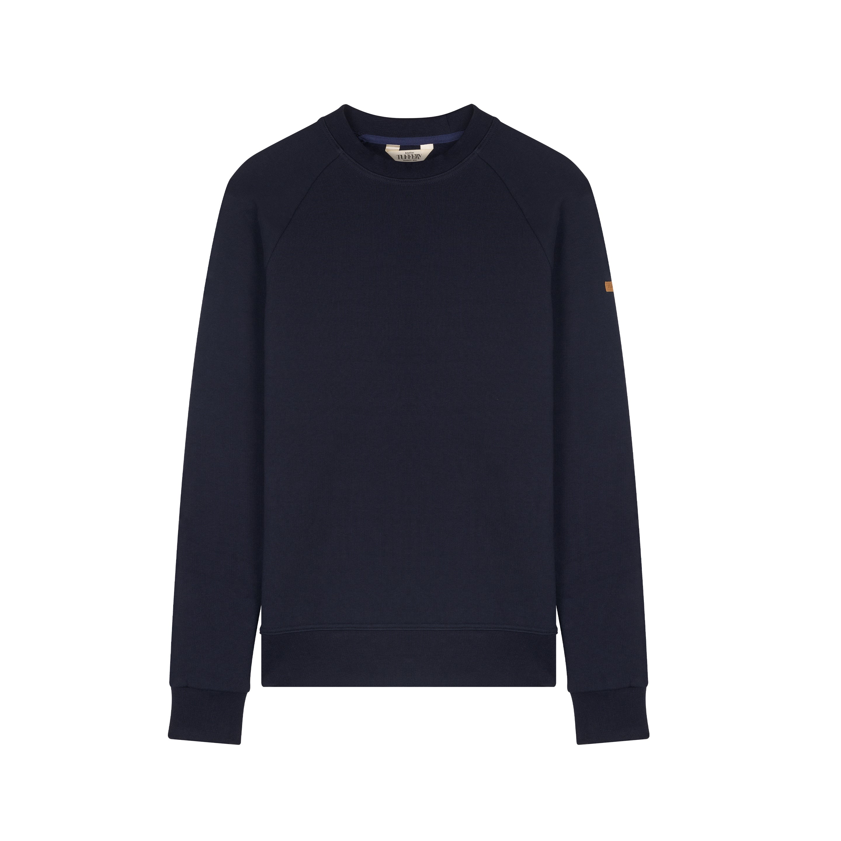 Pull bleu à col camionneur en coton – Eden Park Pull bleu à col camionneur en coton – Eden Park