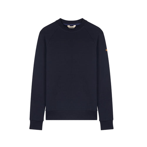 Unisex Sweatshirt 100% Organic Cotton Navy - Atelier Tuffery