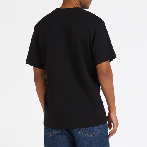 Men's T-shirt 100% Organic Cotton Black - Atelier Tuffery