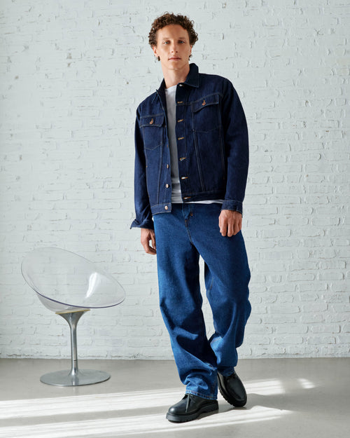 Jean homme baggy Stonewashed - Gaspard - Atelier Tuffery