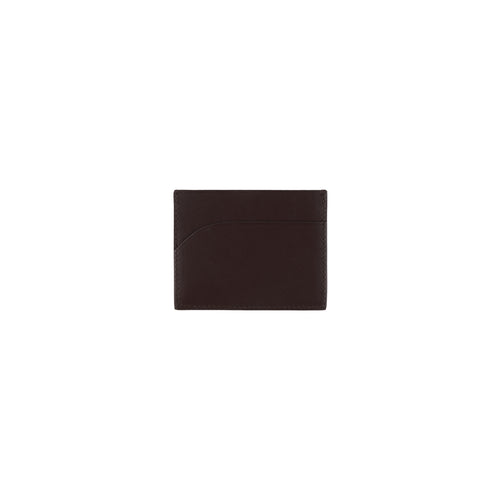 Porte cartes cuir Chocolat - Atelier Tuffery