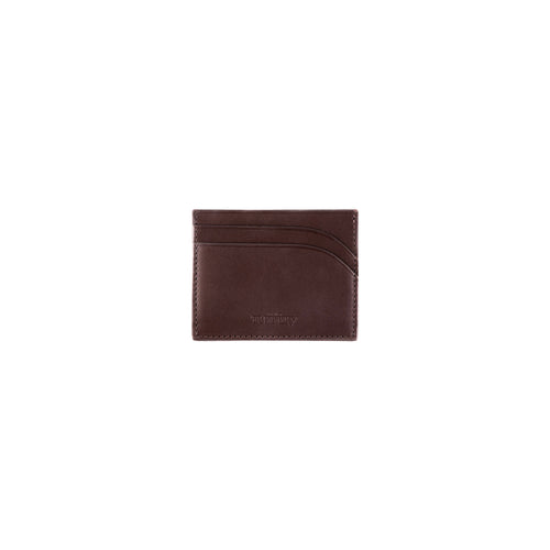 Porte cartes cuir Chocolat - Atelier Tuffery