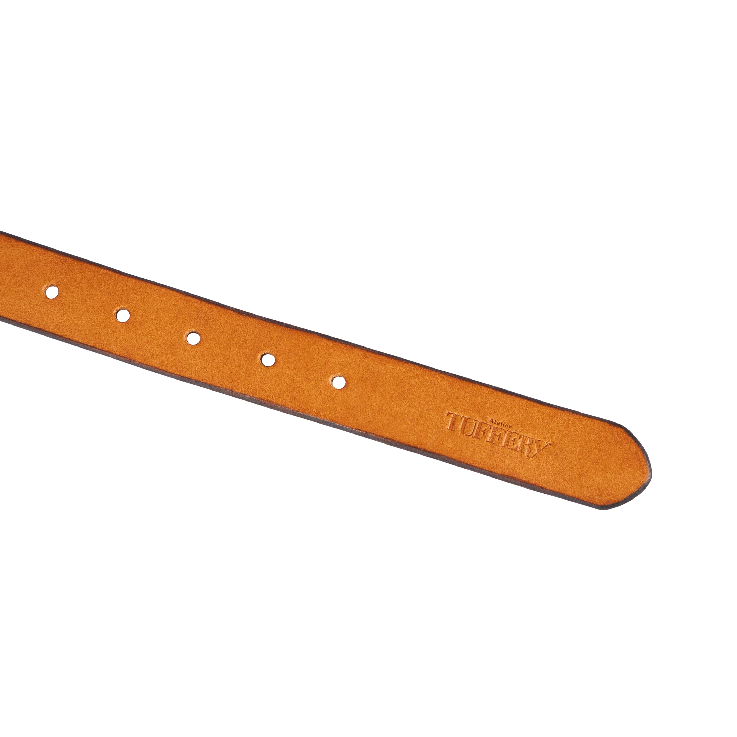 Ceinture mixte fine en cuir | Atelier Tuffery