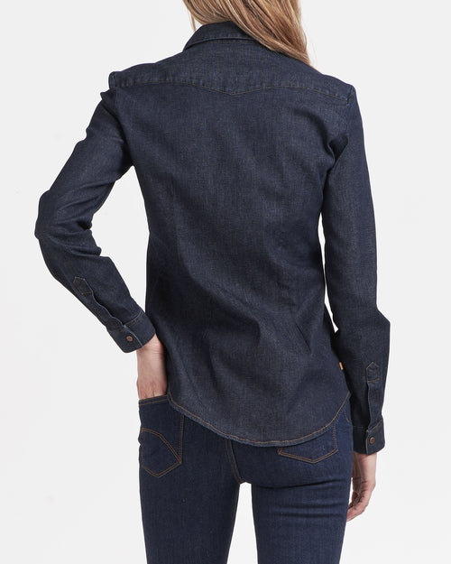 Brut women's denim shirt - Atelier Tuffery