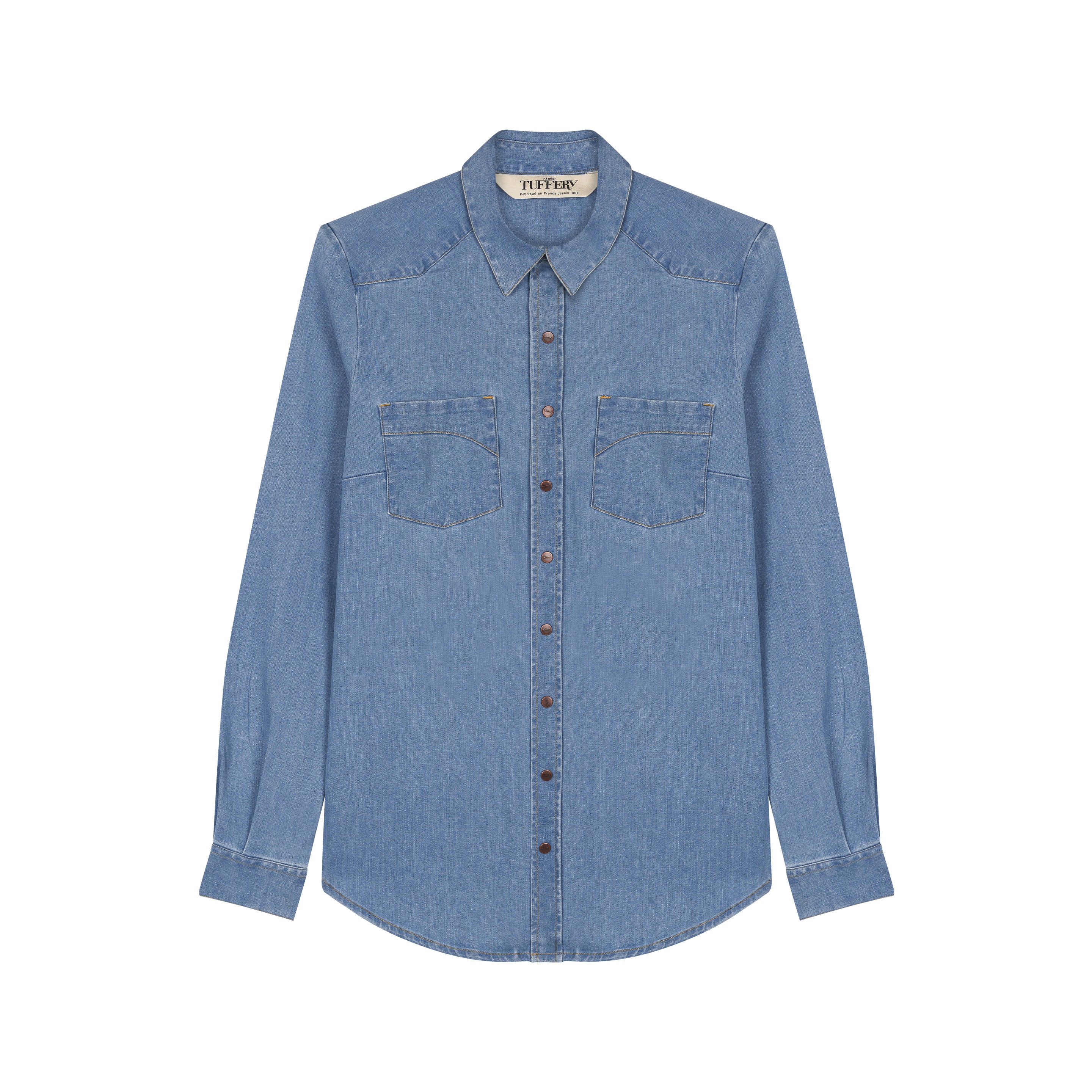 Women's light denim shirt | Atelier Tuffery