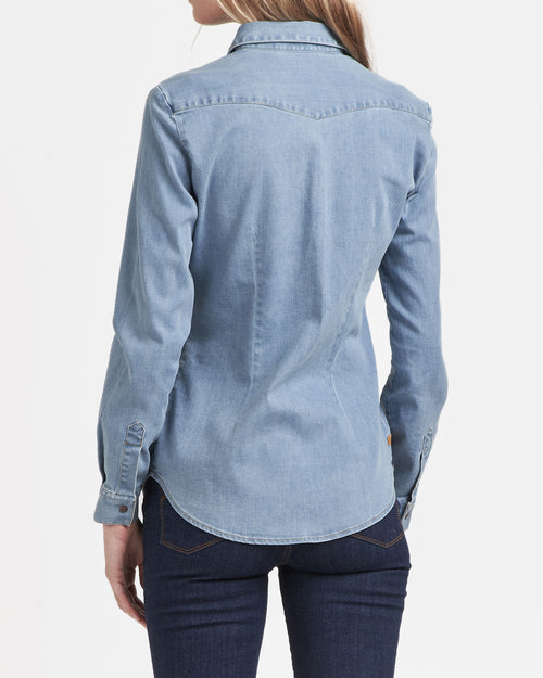 Women's light denim shirt - Atelier Tuffery