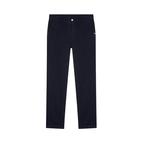 Men's straight fitted chinos 100% French linen - Atelier Tuffery