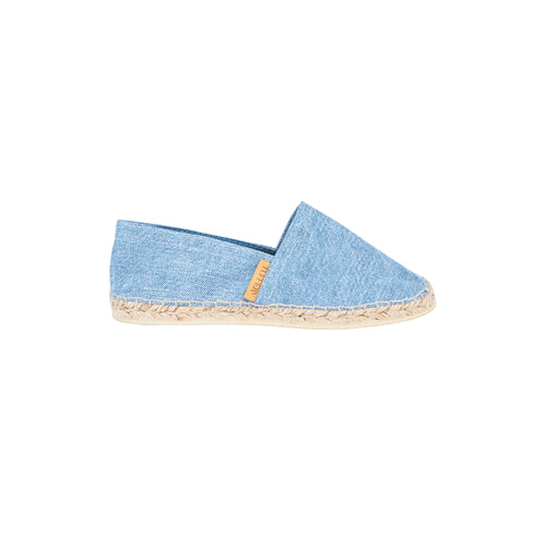 Unisex light denim espadrille - Atelier Tuffery