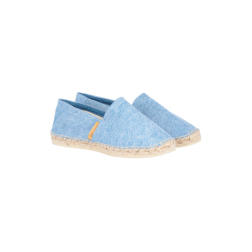 Unisex light denim espadrille - Atelier Tuffery