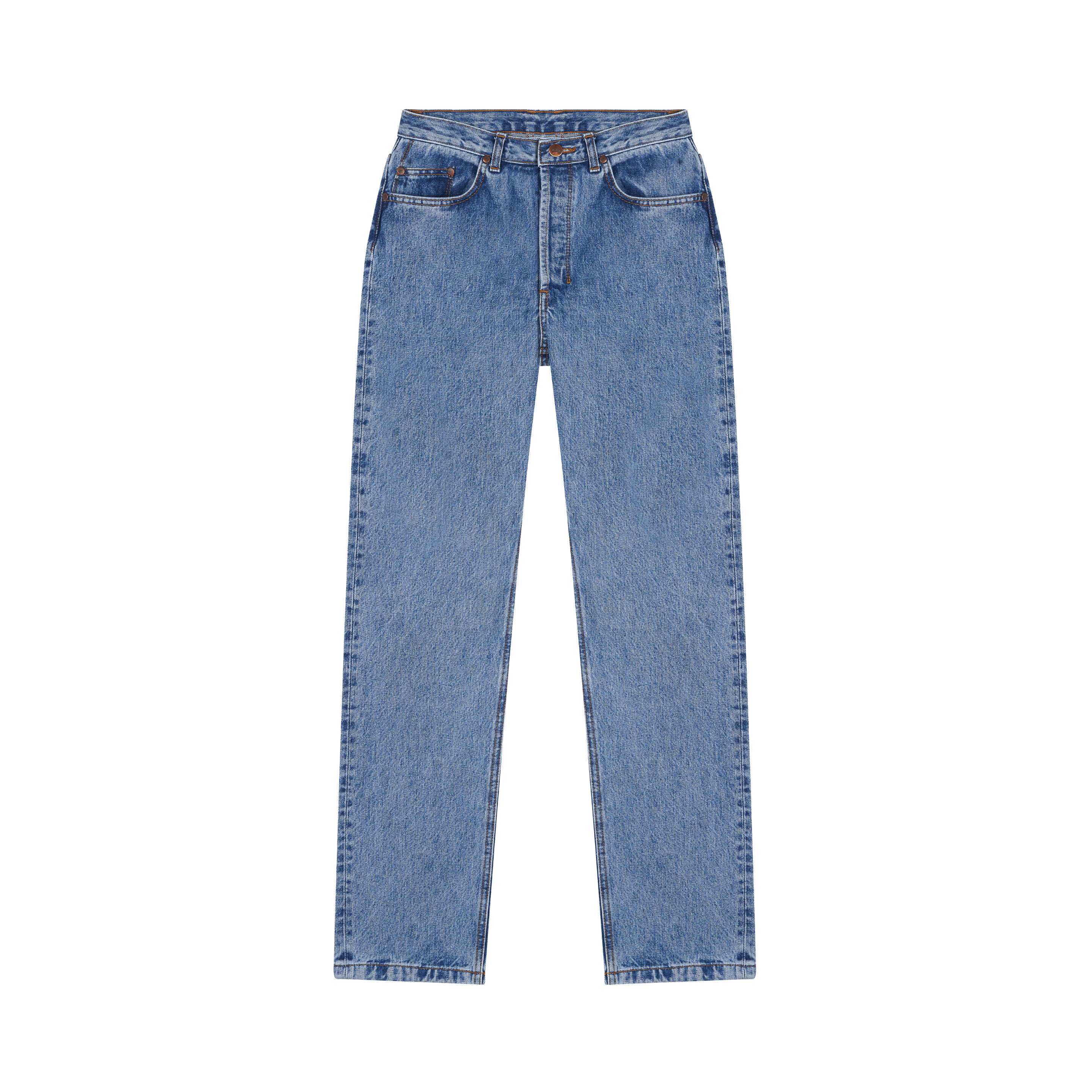 Women's light high-waisted straight jeans - Apolline | Atelier Tuffery