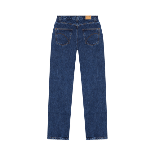 Women's stonewashed straight high-waisted jeans - Apolline - Atelier Tuffery