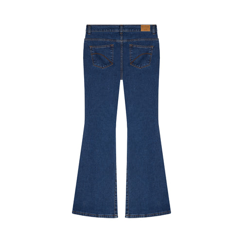 Women's flare jeans semi-high waist stonewashed - Margot - Atelier Tuffery