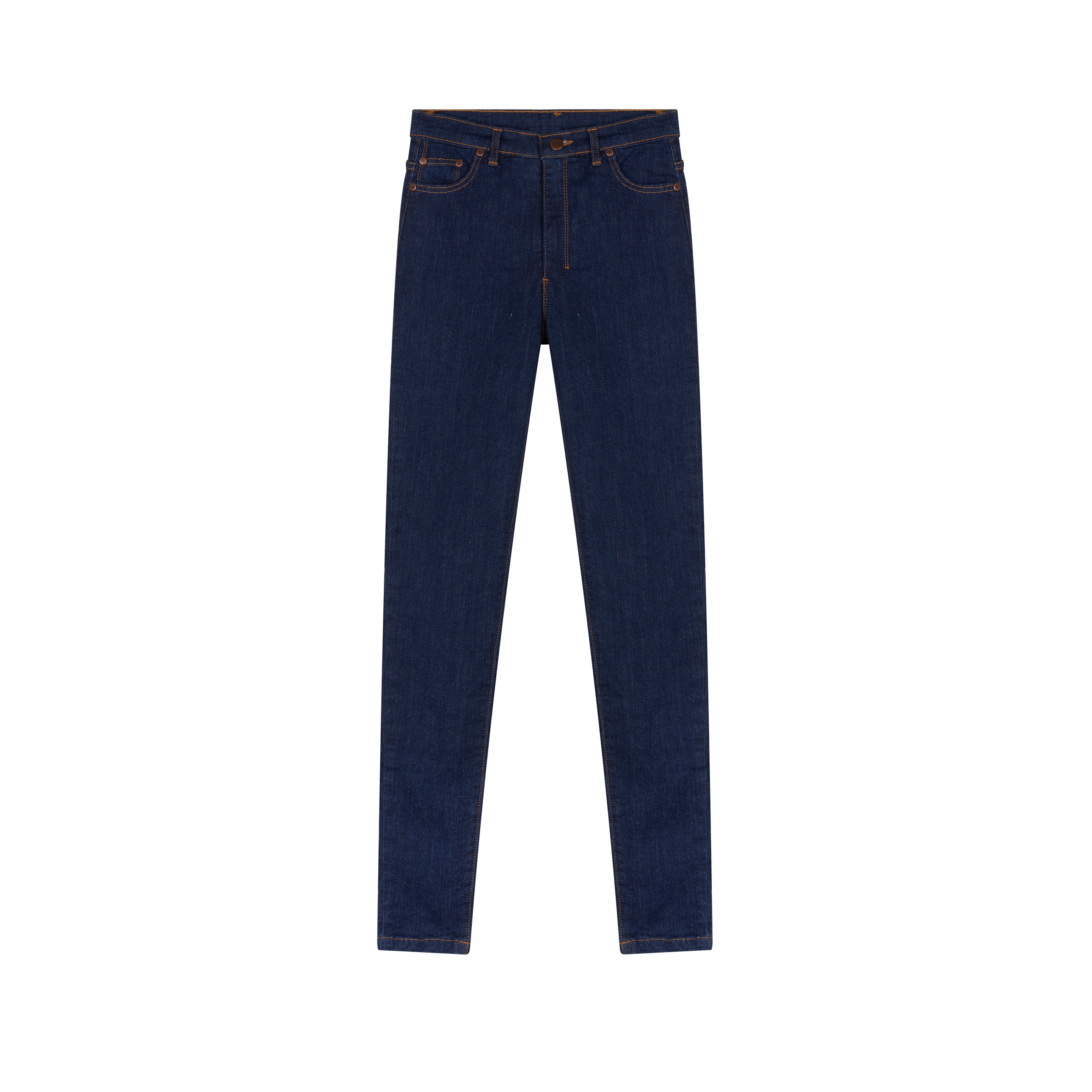 Women's slim high-waisted organic cotton jeans Marianne