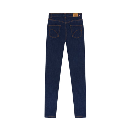 Women's slim-fit high-waisted organic cotton jeans - Atelier Tuffery