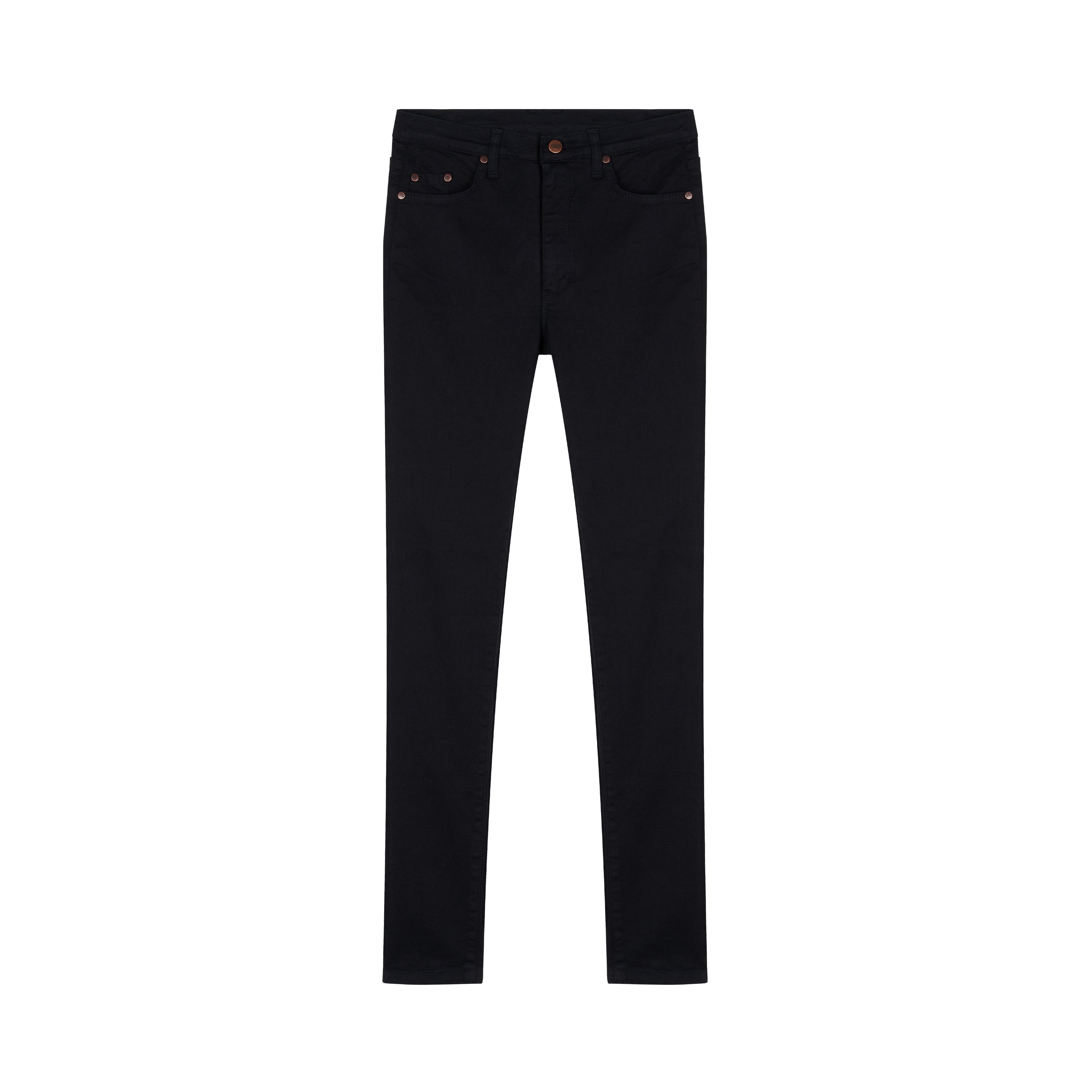 Black High Waist Slim Women's Jeans | Atelier Tuffery