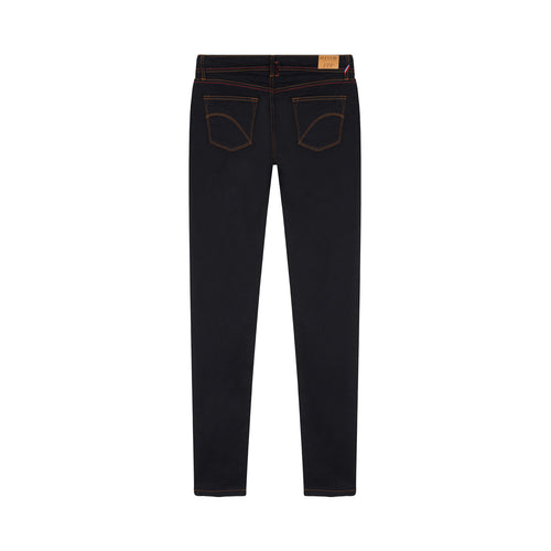 Women's slim-fit standard-waist jeans Black - Atelier Tuffery