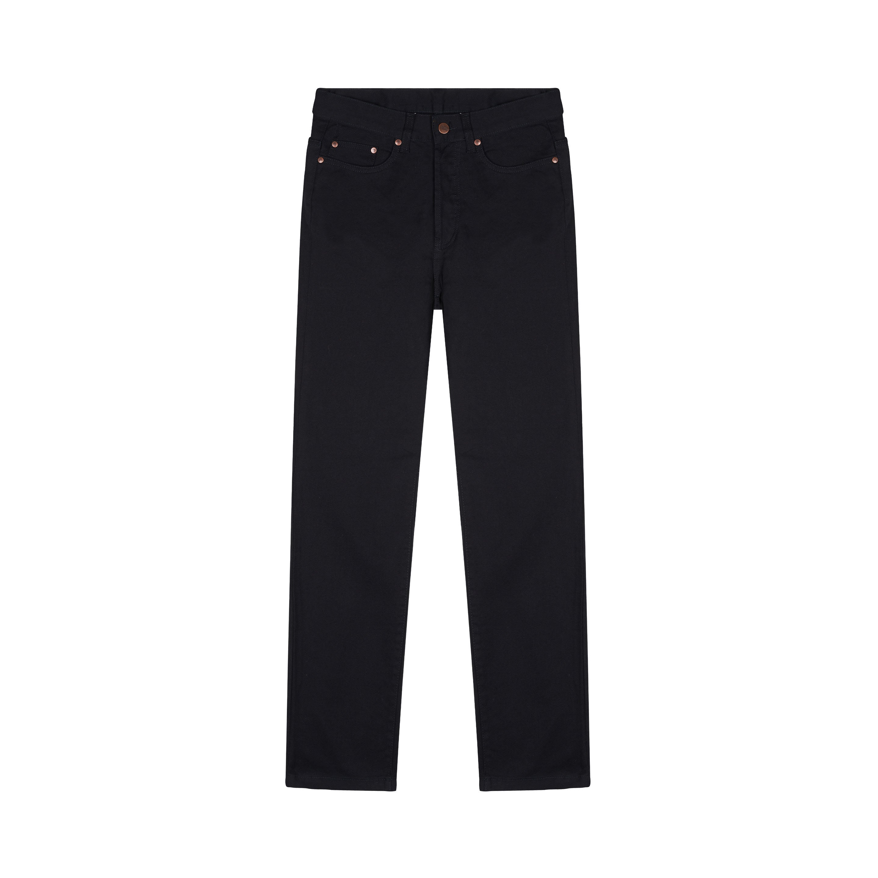 Black straight men's jeans | Atelier Tuffery