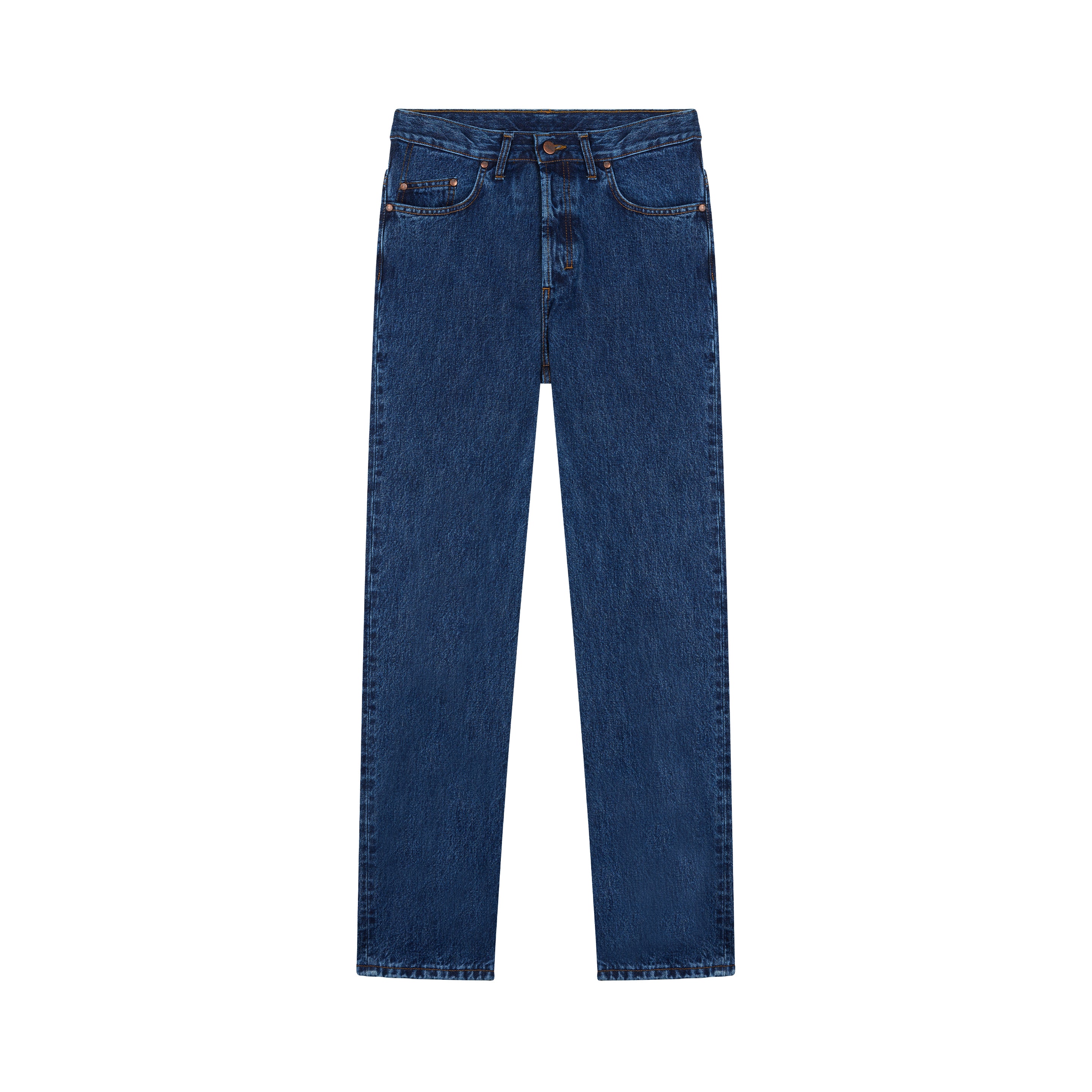 Stonewashed men's straight jeans | Atelier Tuffery