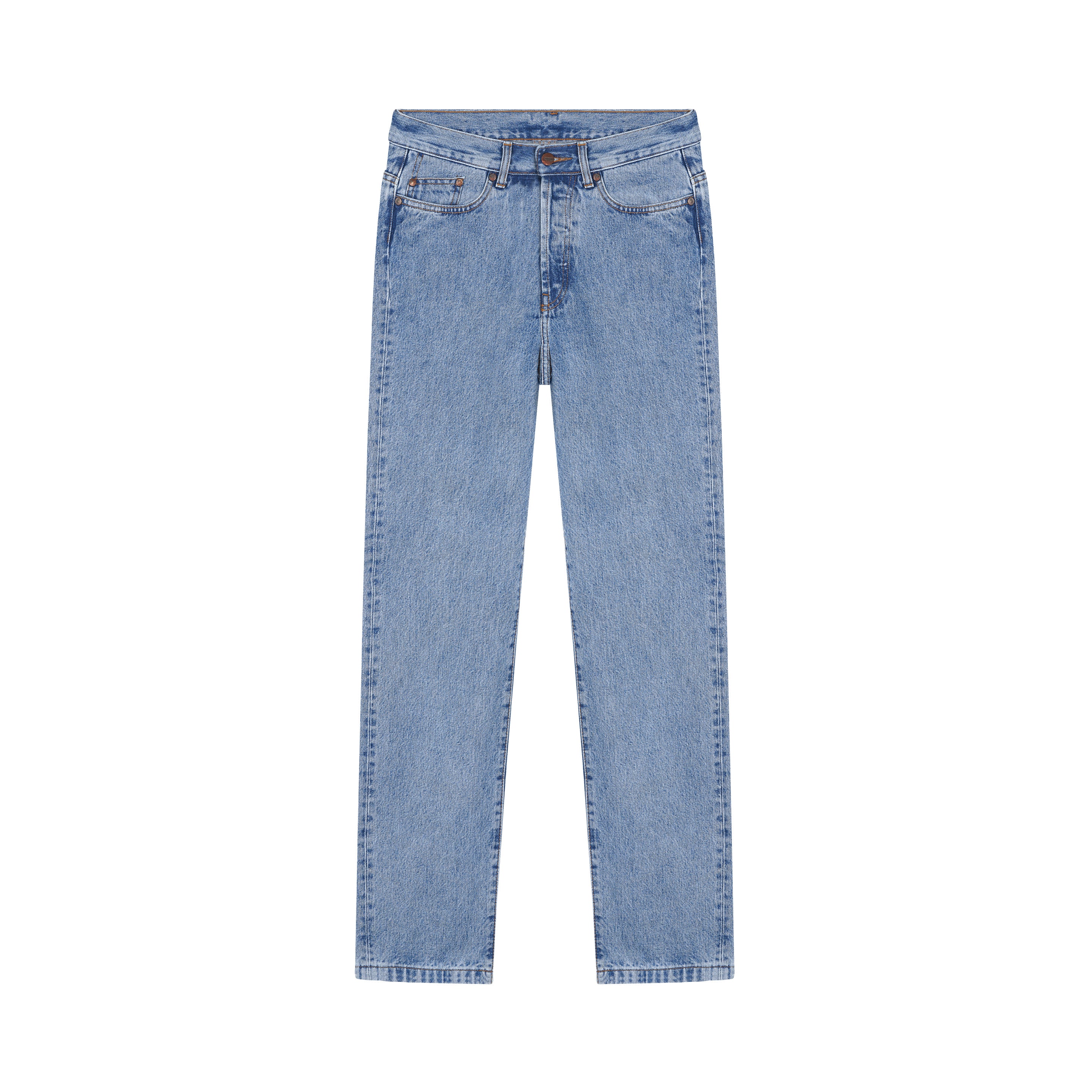 Light high waist straight men's jeans | Atelier Tuffery