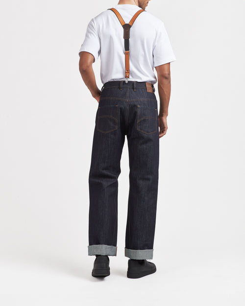 Jean unisexe large taille haute Selvedge - Désiré - Atelier Tuffery