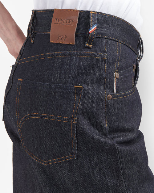 Jean unisexe large taille haute Selvedge - Désiré - Atelier Tuffery