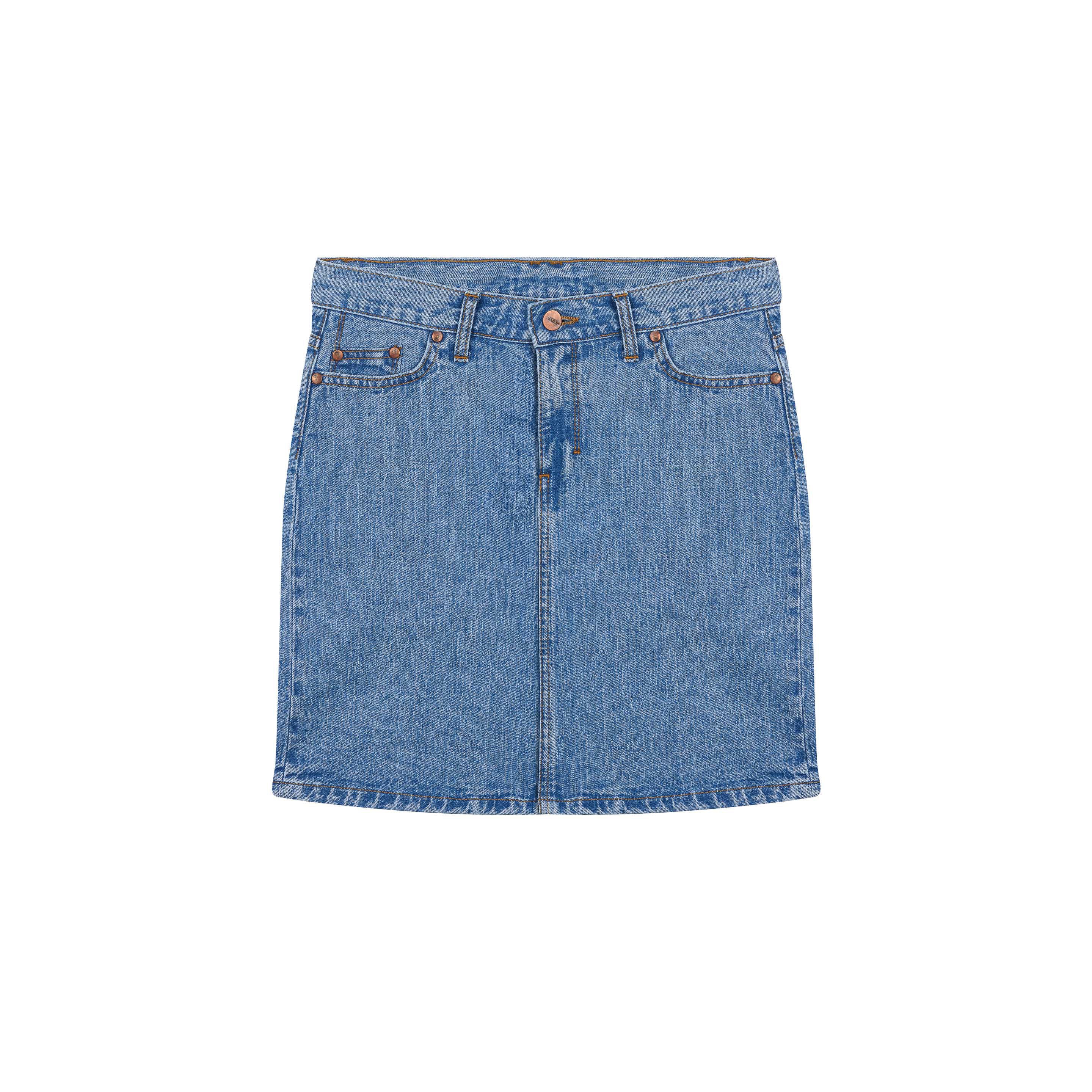 ミニデニムスカート ライトブルー - Fanny | Atelier Tuffery