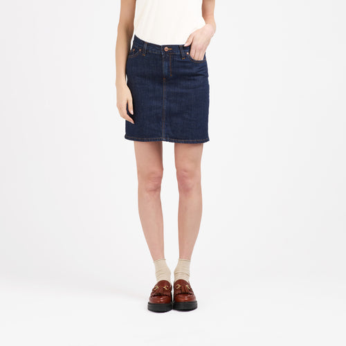 Brut denim mini skirt - Fanny - Atelier Tuffery