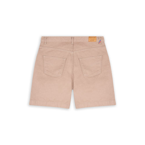 Short femme taille haute en jean Beige - Aimé - Atelier Tuffery