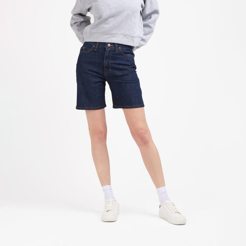 Short femme taille haute en jean Brut - Aimé - Atelier Tuffery
