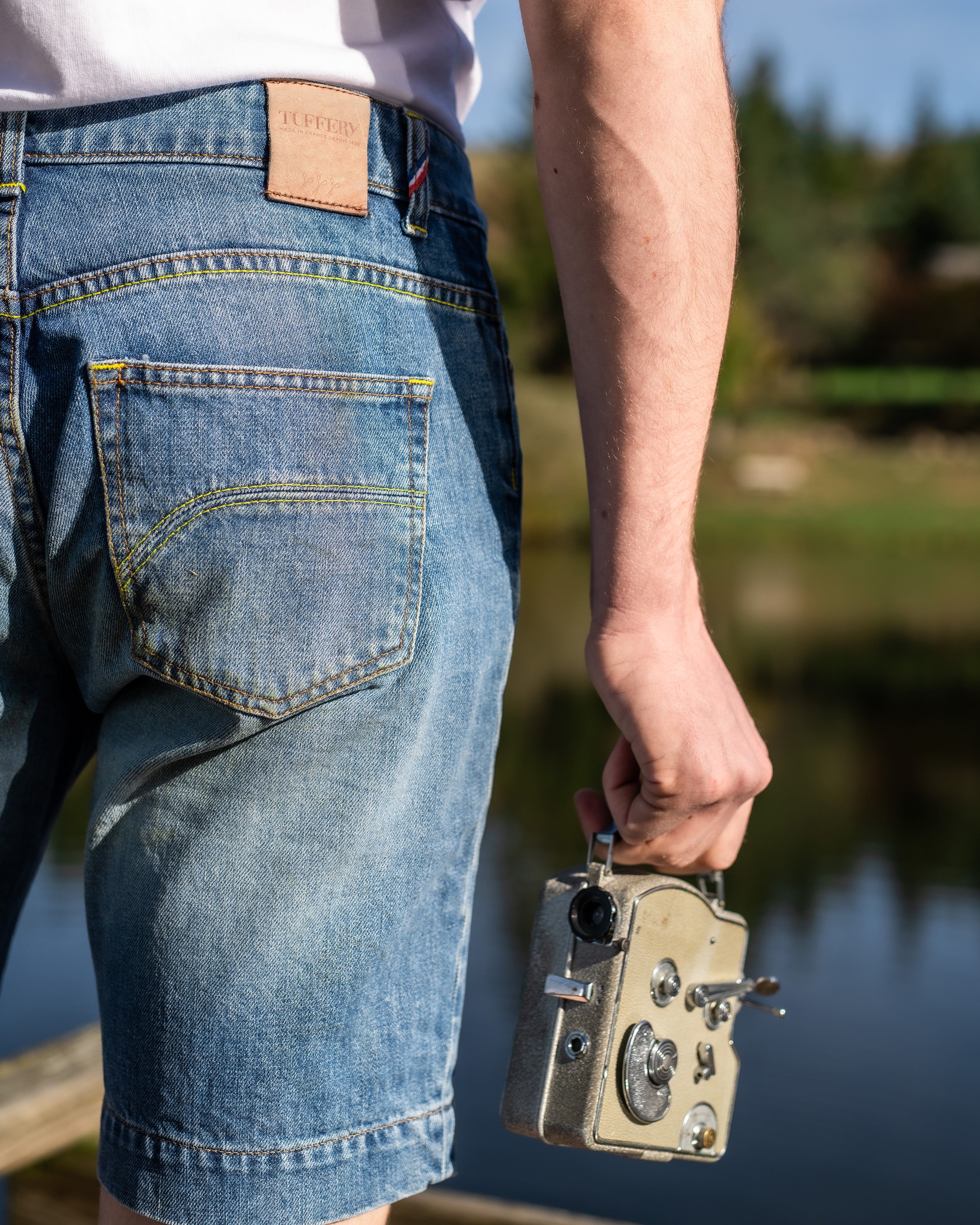 Men's denim shorts Clair