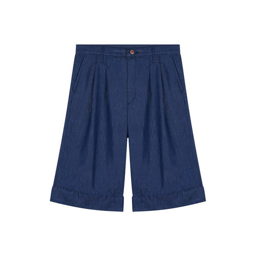 Short unisexe en jean Lin Français - Antoni - Atelier Tuffery