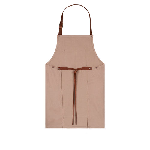 Tablier court en jean Beige - Atelier Tuffery
