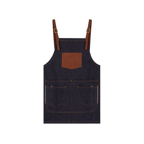 Tablier court en jean Brut Selvedge - Atelier Tuffery