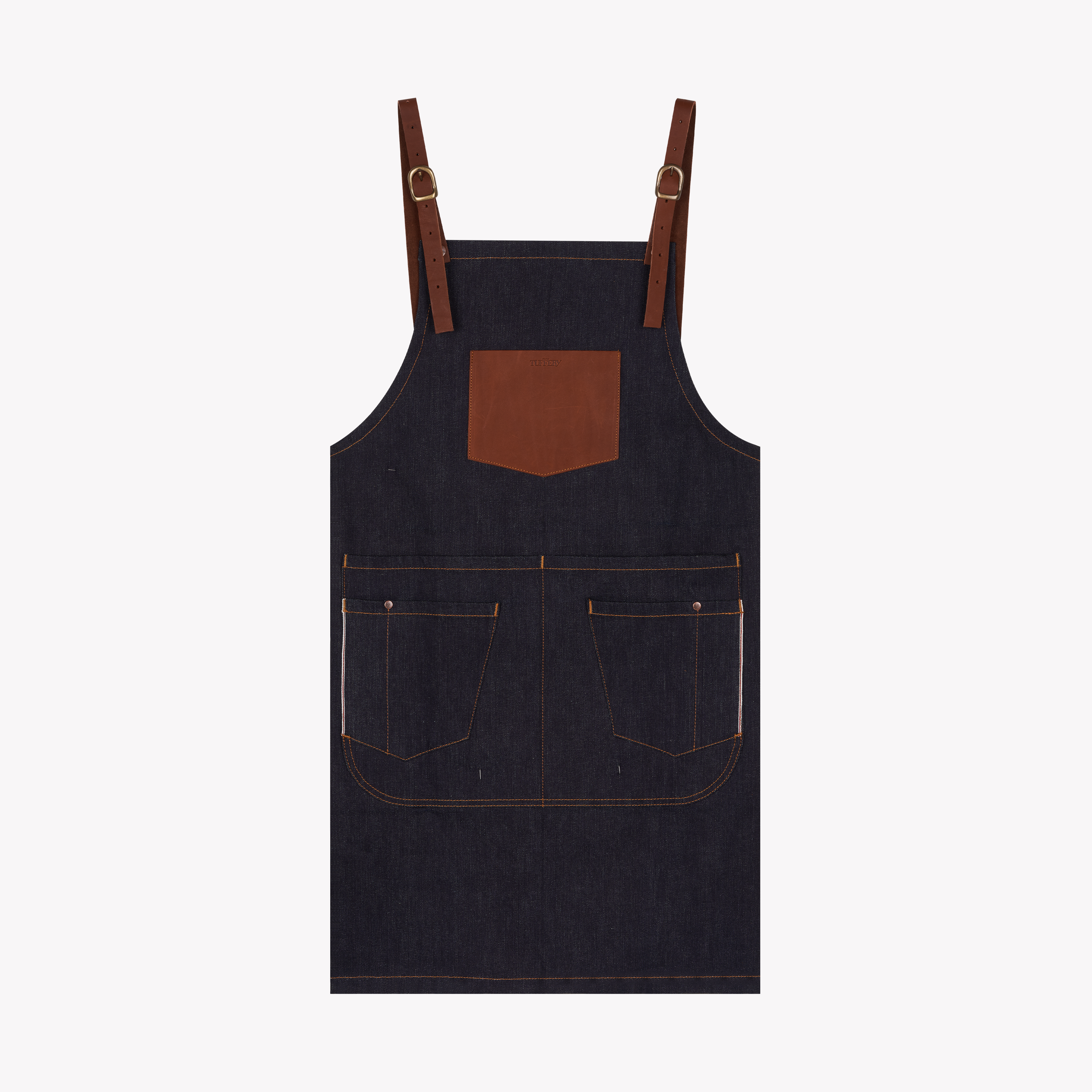 Tablier long en jean Brut Selvedge | Atelier Tuffery