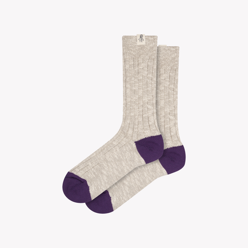 Gray unisex thick socks - Atelier Tuffery