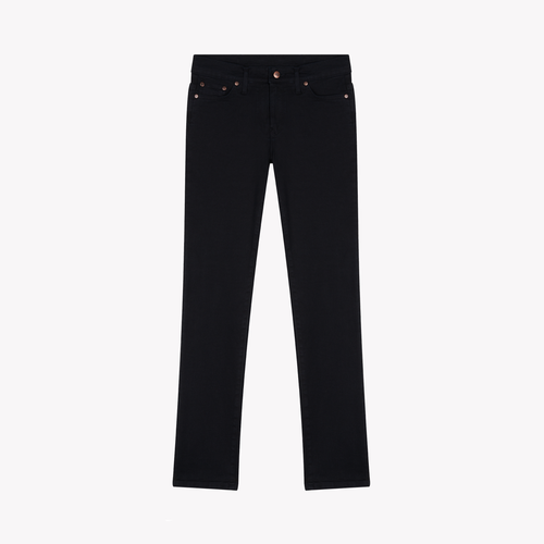 Women's fitted straight jeans Black - Atelier Tuffery