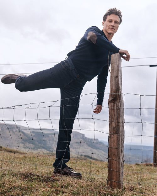 Jean homme ajusté laine française – SAINT JAMES x Atelier TUFFERY - Alphonse - Atelier Tuffery