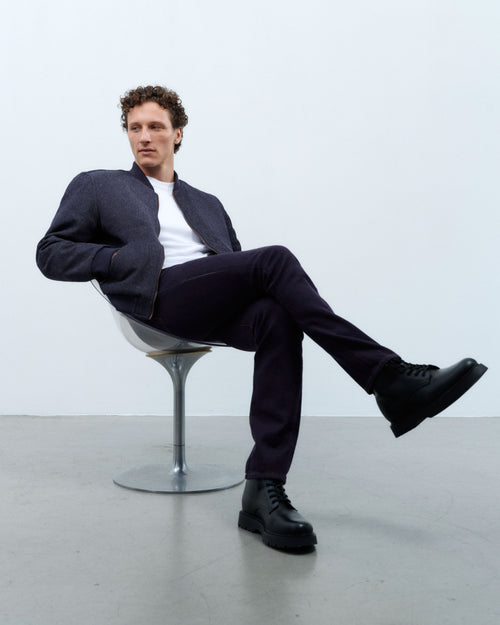 Jean homme ajusté Bleu - Alphonse - Atelier Tuffery