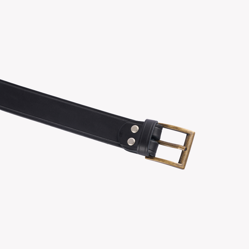 Men's Brown French Leather Belt - Atelier Tuffery