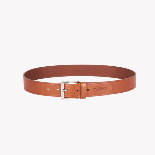 Men's Brown French Leather Belt - Atelier Tuffery